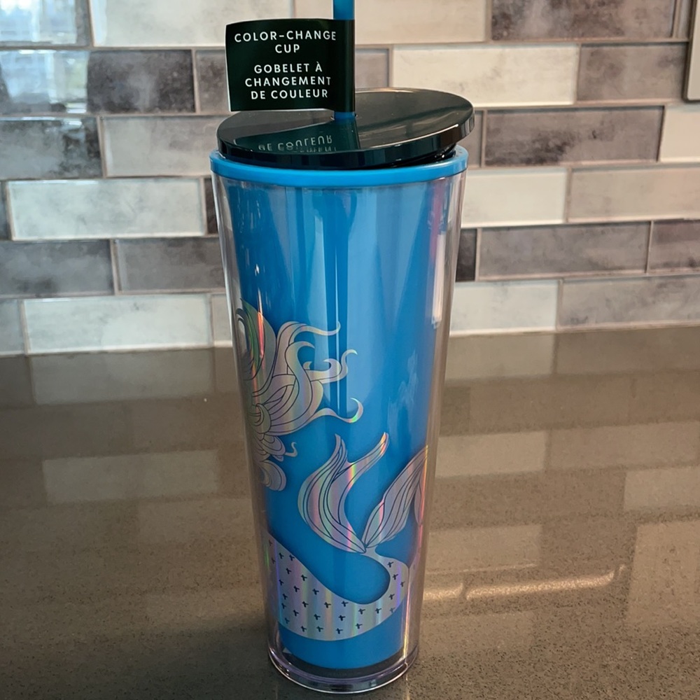 ⚡️HP⚡️Starbucks  Mermaid  Color Changing Winter Tumbler 2021 - Picture 3 of 7